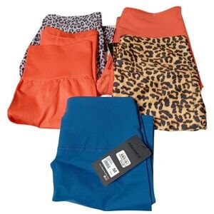 5 NEW Women's Fitness Active Shorts and Capris - Vogo , Soho , Kyodan Size Med.